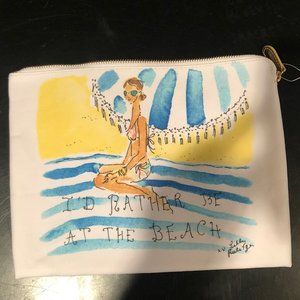 Lilly Pulitzer "I'd Rather Be at the Beach" clutch
